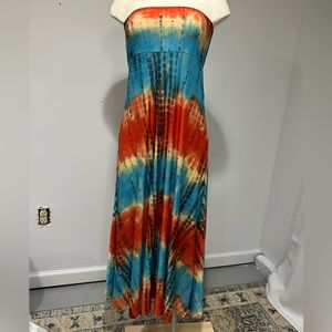 Lularoe “Maxi” size S Tie-dye  dress/skirt